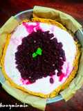 Mulberry Yogurt pie