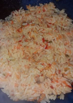 Una foto de Arroz primavera en 10 minutos