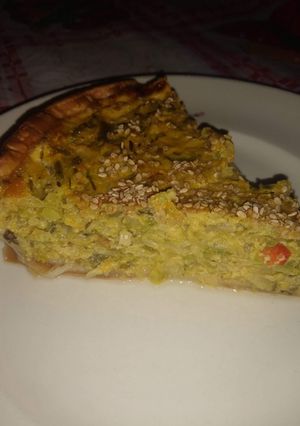 Una foto de Tarta de zapallitos