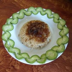 Jeera Onion Rice A picture of Jeera Onion Rice.