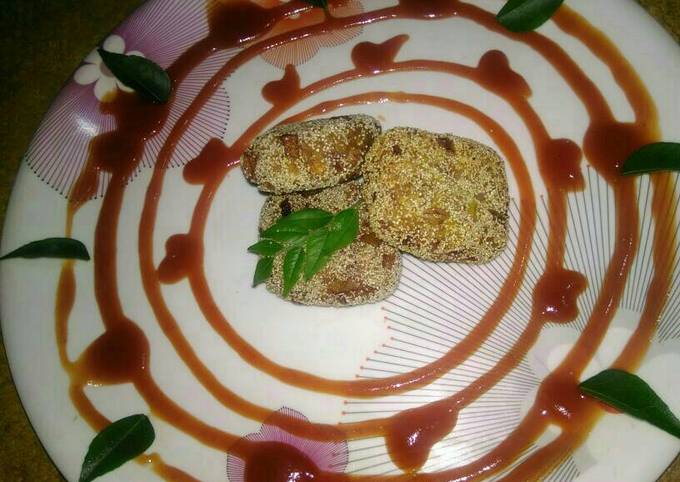 Recipe of Homemade Rice and raw banana nuggets
