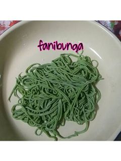Foto resep Mie hijau homemade