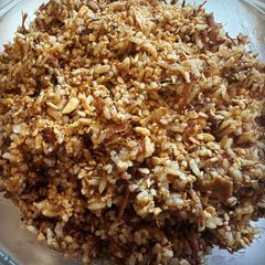 A picture of Left Over Pork Adobo Fried Rice.