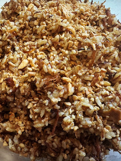 A picture of Left Over Pork Adobo Fried Rice.