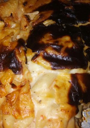 صورة لوصفة معكرونة بالبشاميل🍝+ بديل البشاميل 💪👍