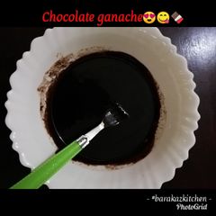 A picture of Chocolate ganache.