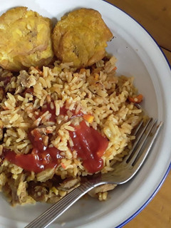 Una foto de Arroz de cerdo