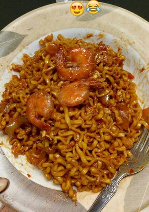 Foto resep Mie goreng ala Samyang