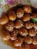 Telur puyuh rebus soyu ala Jangjorim Korea