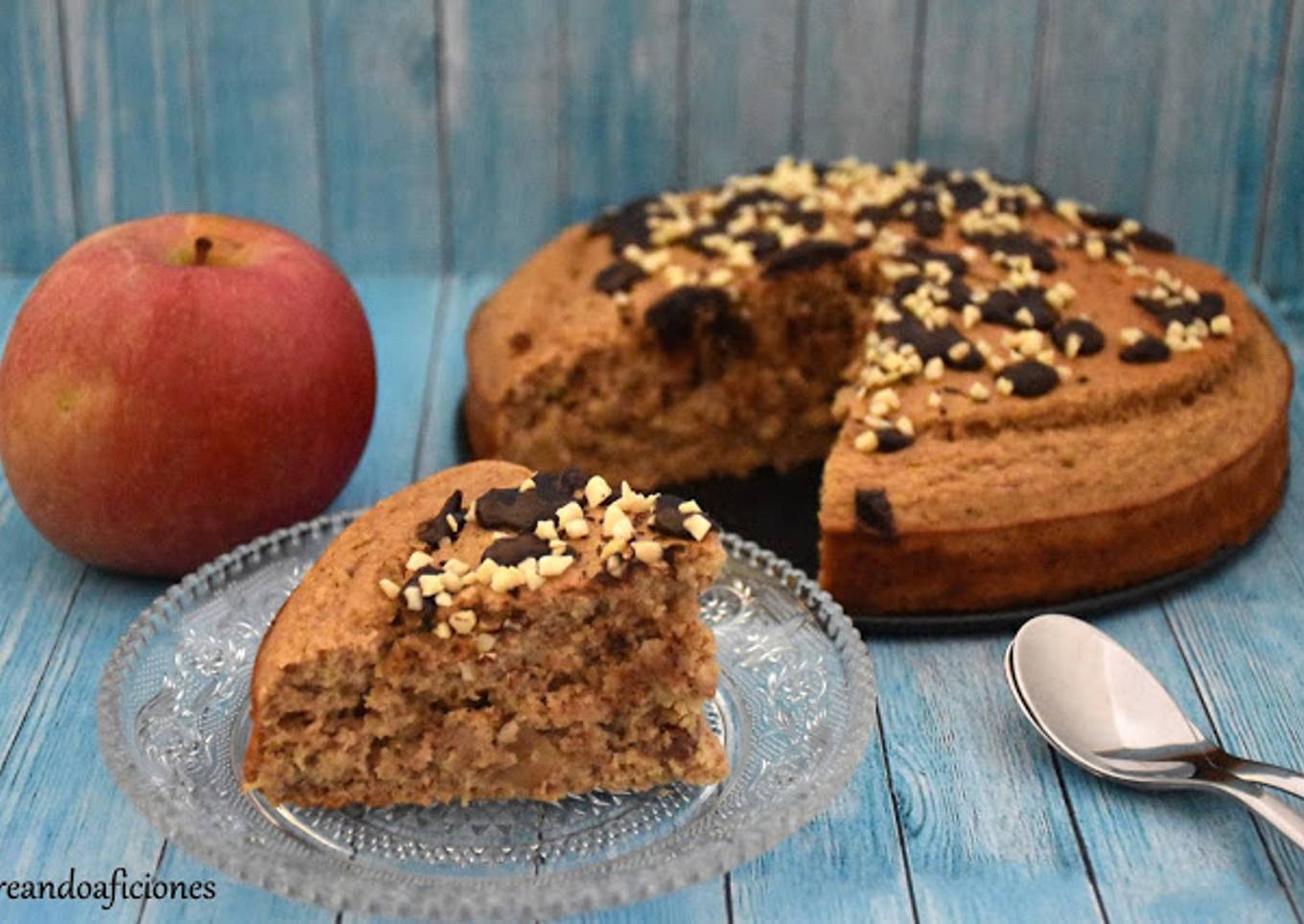 Bizcocho saludable de manzana