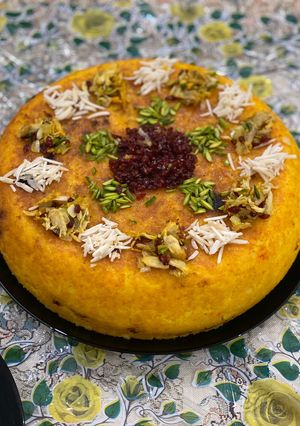 عکسی از دستور ته چین نازنین پز
