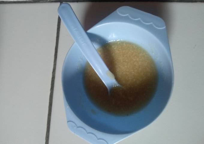 Mpasi puree apel 6 bulan