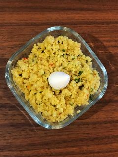 Párolt kurkumás köles recept fotója