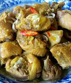 gà kho sả ớt nghệ