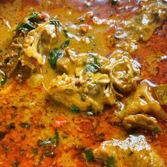 Banga stew aka ofe Akwu A picture of Banga stew aka ofe Akwu.