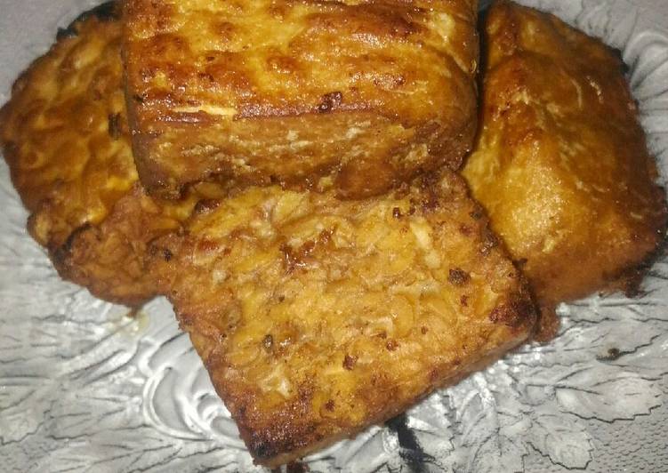 Bacem tahu tempe goreng
