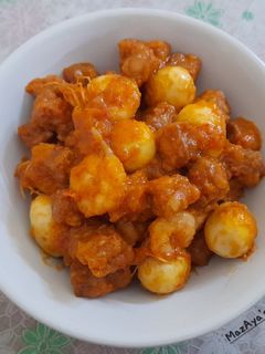 Foto resep Sambal Goreng Tempe Udang & Telur Puyuh