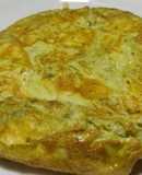 Tortilla al pesto con queso
