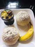 அரிசிபுட்டு(தேங்காய்சிரட்டையில்வேகவைத்தது)(rice puttu recipe in tamil)