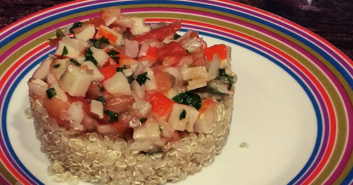 8 recetas muy ricas de ceviche de quinoa compartidas por cocineros