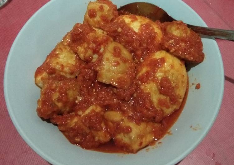 Resep Sambal Tahu Telur Anti Gagal