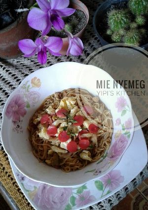 Foto resep Mie Nyemeg simple