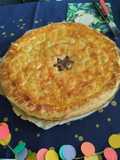 Tourte à la viande et aux champignons 🍄🍀