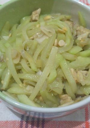 Foto resep Oseng waluh tempe simpel