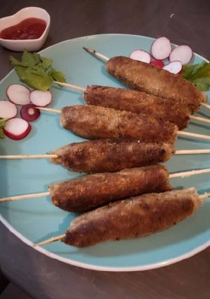 A picture of Kabab skewers.