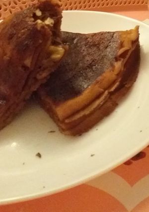 صورة لوصفة لكراب بالشوكولاطة والجوز