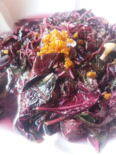 Foto resep Tumis bayam merah