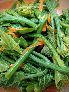 涼拌龍鬚菜 的食譜成品照片