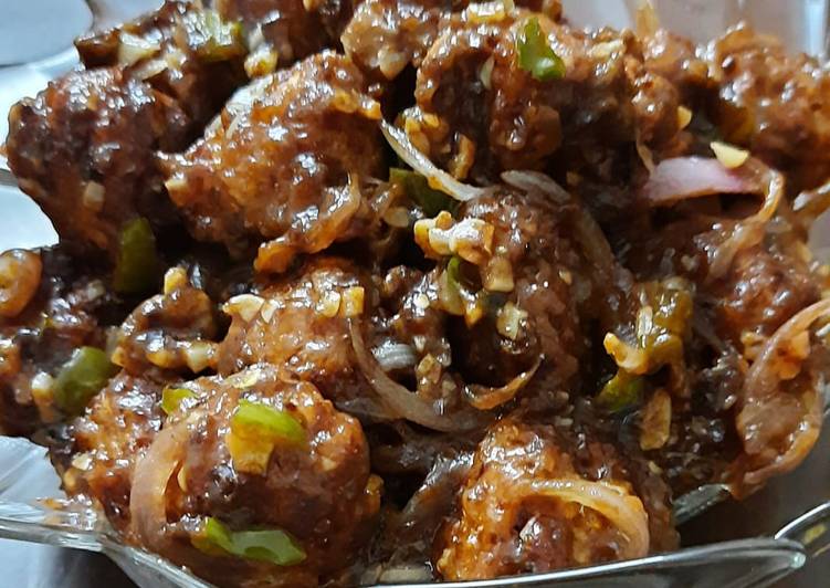 Recipe: Yummy ड्राय मंचूरियन (Dry Manchaurian Recipe In Gujarati)