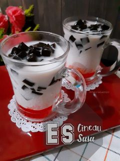 Foto resep Es Cincau Susu