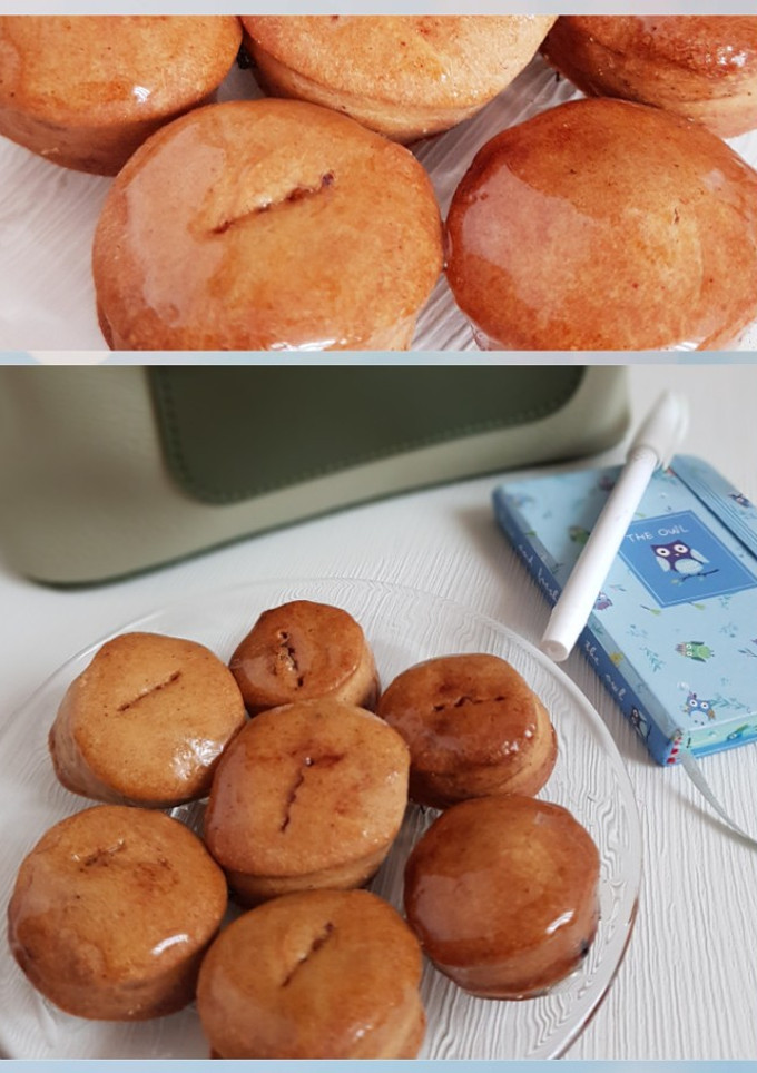 عکسی از دستور بیسکوییت کم شکر دارچین عسلی