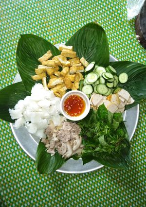 Hình của món Bún đậu mẹt ạ.