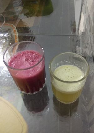 A picture of Healthy juices.
