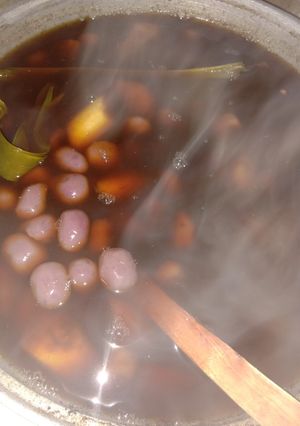 Foto resep Kolak biji salak ubi ungu tanpa santan