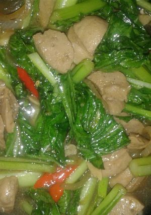 Foto resep Tumis Sawi Baso Saus Tiram