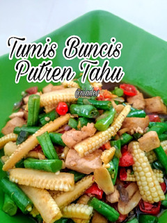 Foto resep Tumis Buncis Putren dengan tahu