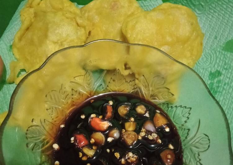 Bagaimana Membuat Tempe mendoan gembus sambel kecap, Lezat