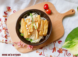 Hình của món Bún chay.