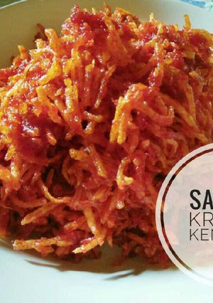 Foto resep Sambal keripik/krecek kentang