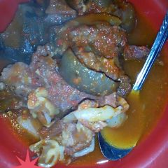 A picture of Peppered soup.