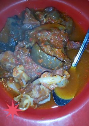 A picture of Peppered soup.