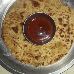 A picture of Aloo ka parantha.