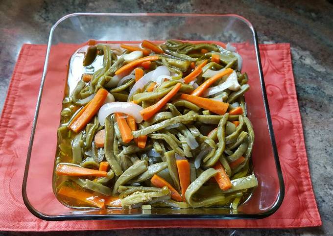 Nopales en escabeche Receta de  Cookpad