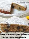 360 🥧🍎Torta senza burro, con mousse di mela e cioccolato fondente🍫
