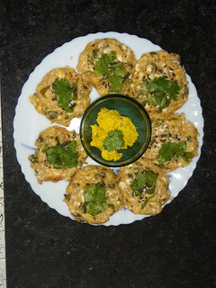 A picture of Corn paneer idli.