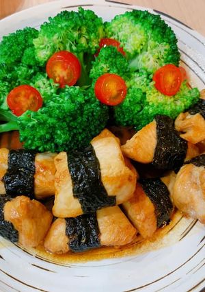 海苔捲雞 的食譜成品照片